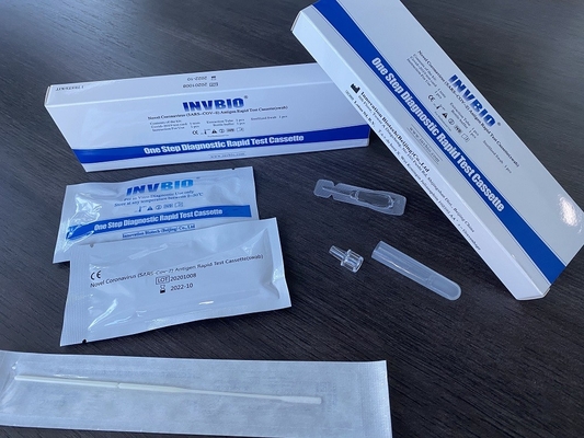 One Step Covid 19 Ag Rapid Antigen Test Home Kit Saliva Antigen Rapid Test Cassette