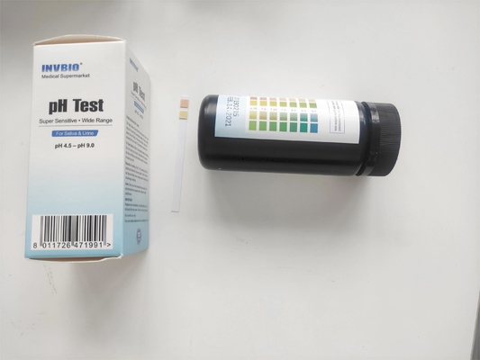 Saliva Urine Ph Indicator Strips 4.5 – 9.0 100 For Body Ph