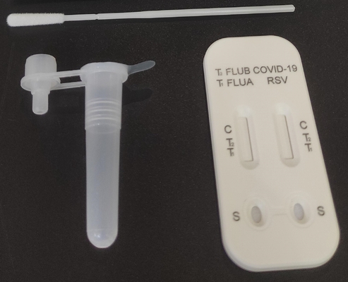 COVID 19 Flu RSV Antigen Self Test 3 In 1 Combo Home Test CE Mark