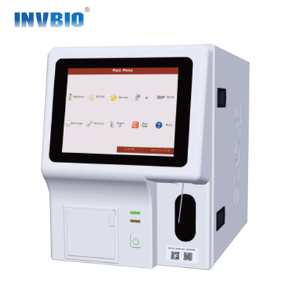 INVBIO716 Plus 3 Part Hematology Analyzer RBC WBC HGB And WBC Fully Automated TFT LCD