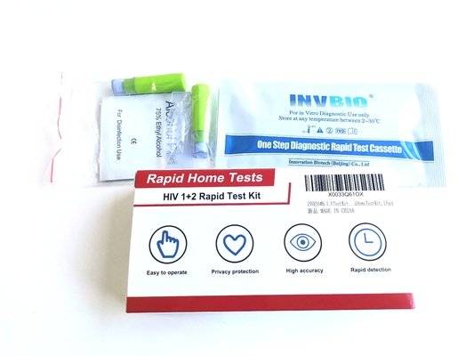 Blood Msds Instant Hiv Test Kit / Strip 98% Accuracy