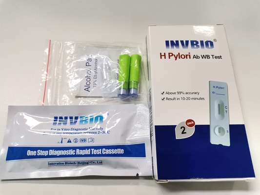 H Pylori Ag Infectious Disease Rapid Test Kits Feces Card With CE