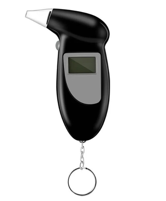 Police Car Digital Bactrack Alcohol Breathalyzer Keychain With Alkaline Battery