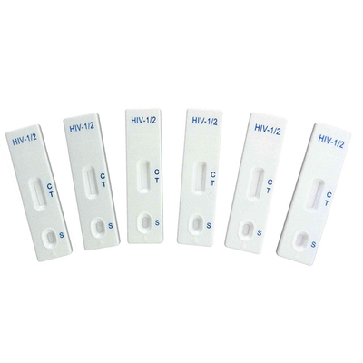 Home White 99% Infectious Disease Rapid Test Kits Plastic Empty Cassette For Hiv