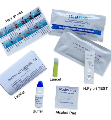 Accurate One Step 25pcs/box H Pylori Stool Test Helicobacter Pylori Antibody Rapid