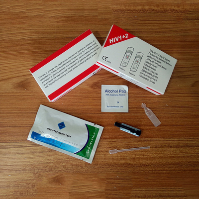 Home Self Accuracy High Specificity Safe Hiv Test Device One Step Rapid Diagnostic
