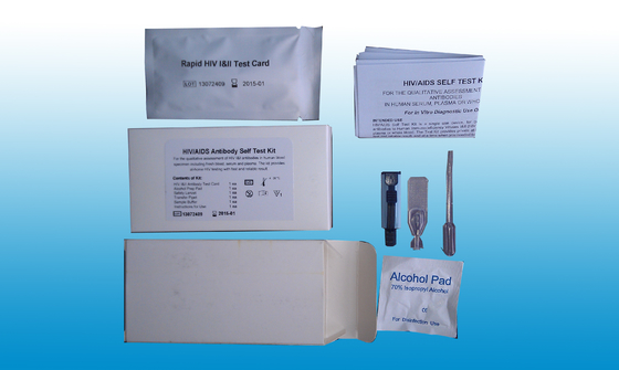 Home Self Accuracy High Specificity Safe Hiv Test Device One Step Rapid Diagnostic