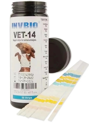14 Parameters Urinalysis Test Strips Vet Urine Glucose Protein Animals