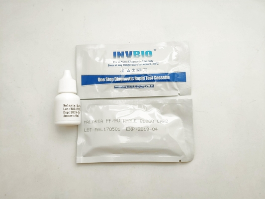Pv / Pf 25 Malaria Rapid Antigen Test Cassettes Whole Blood