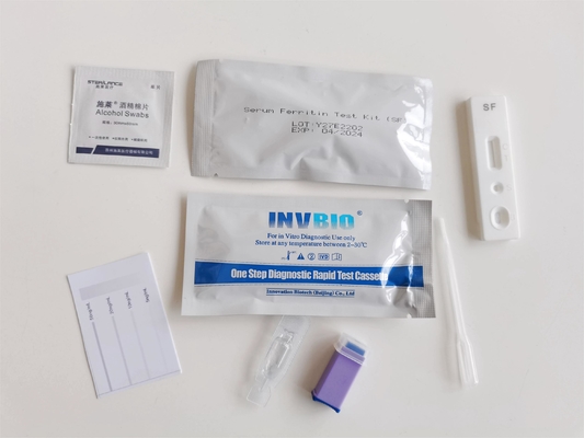Fast Immunofluorescence Assay Rapid Test Cassette Ferritin Level Test Kit 2 tests/box