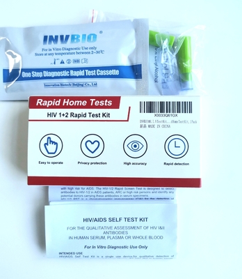One Step Whole Blood Hiv Rapid Test Kits 20 Pieces Ce Approved