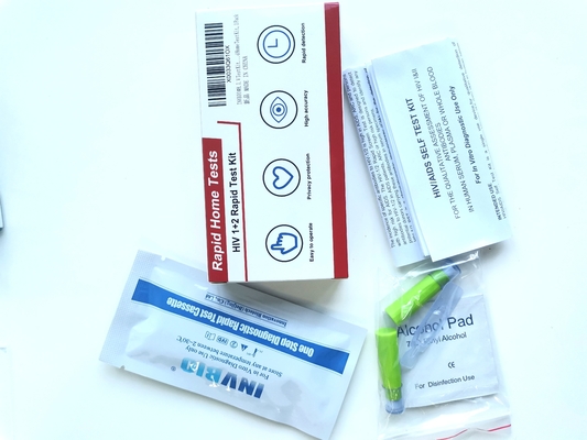 Hiv 1/2 Rapid Test Antigen Kit Antibody Reagent Self Home Test Cassette