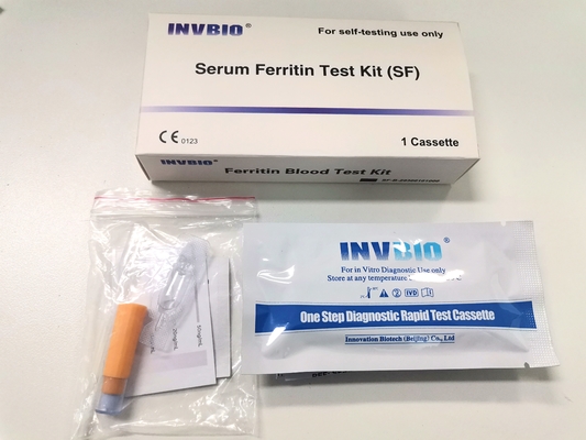 Human Ferritin Level Blood Rapid Test Cassette Elisa Kit 99.2% Sensitivity