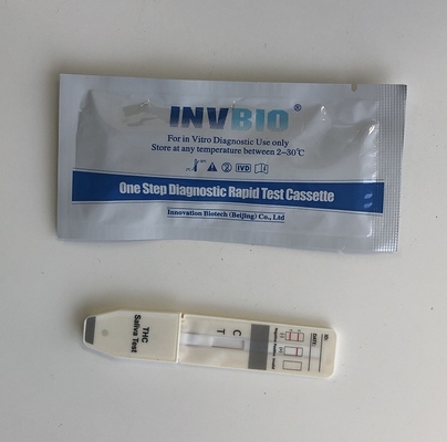 Marijuana / Cannabis Thc Rapid Test Device With 25 Ng/Ml Ce Approved