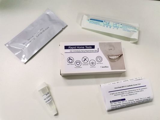 Hiv 1/2 Oral Swab Test Kit Easy To Use Fsc Approval