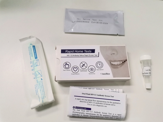 One Step Aids Hiv Combo Test Kit Saliva / Oral Medical Diagnostic