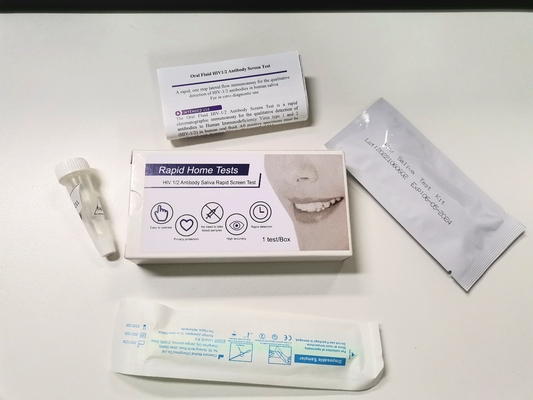 One Step Fsc Approval Hiv Rapid Test Kits Self Use Fast Result With Saliva