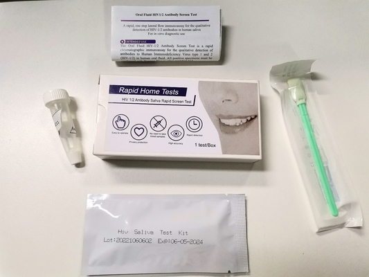Accurate Hiv 1&amp;2 Rapid Screen Test Easy At Home Test Without Blood Saliva Oral