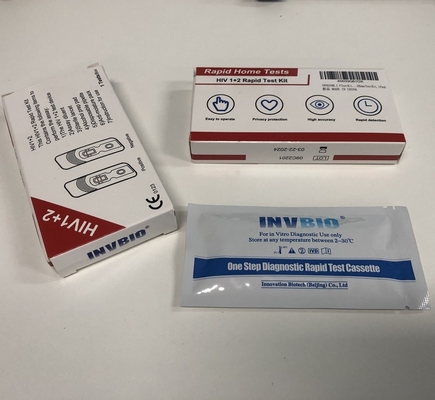 Oem Hiv Rapid Test Kits Whole Blood Diagnostic Home Use Self Test