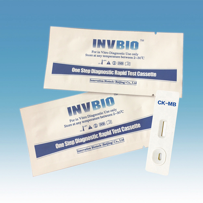 24 Months Troponin Test Kits One Step Ck-Mb Cardiac Marker Qualitative Detection