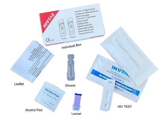 Quick Finger Prick Determine Std Rapid Hiv Blood Test Kit Ce Iso Certificate