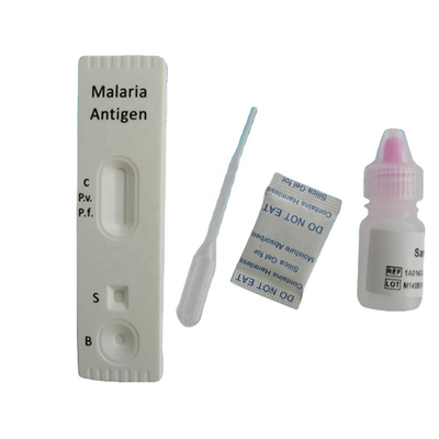 99% Accuracy Malaria Antigen Test Pf/Pv/Pan Kit Ag Rapid Test Device Cassette