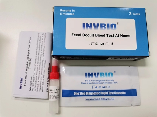 Rapid Diagnostic One Step Fecal Occult Blood Test Kit Home Use