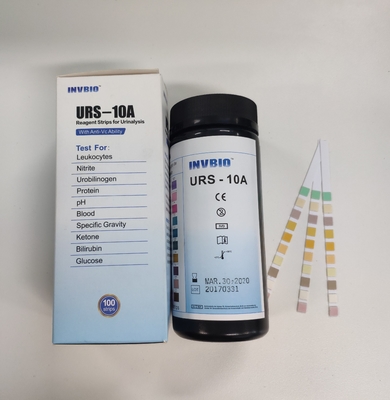 Normal Rapid FSC Urinalysis Dipstick Tests For Specific Gravity Glucose Ph Protein Leukocytes