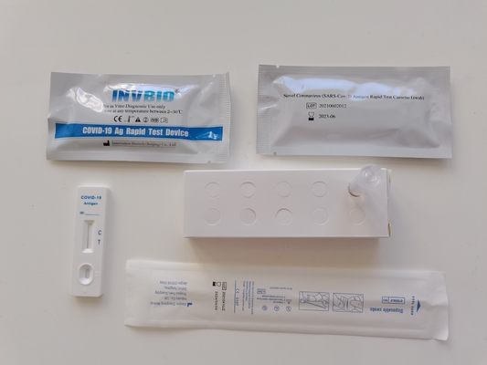 Covid-19 Swab Test Kit Testing For Omicron Variant Coronavirus