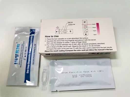 Early Detection Serum Ferritin Test Kit Rapid Diagnostic Device