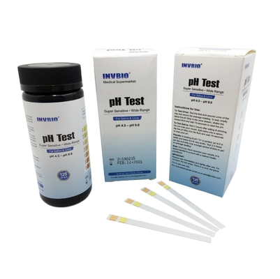 Acidity And Alkalinity Saliva Ph Test Strips 4.5 To 9.0