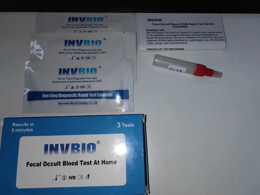 Rapid Diagnostic 1pcs One Step Fecal Occult Blood Test Kit Home Use Quick Detection