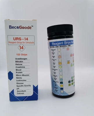 Rapid Response Urinalysis Reagent Test Strips At Home And In Lab Tests 14 Parameter
