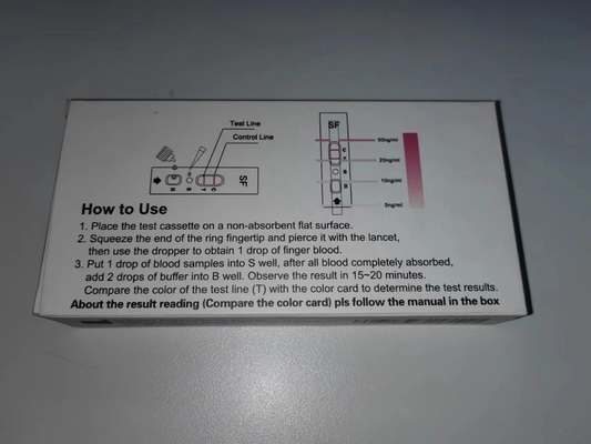 Finger Blood Serum Ferritin Level Test High Precision High Efficiency