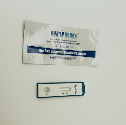 One Step Syphilis Gonorrhea Rapid Test Cassette Home Use Ce Certificate