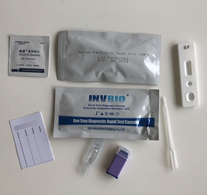 Normal Serum Ferritin Blood Levels Test CE Certificated Self Testing