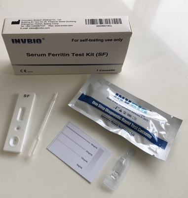 Normal Serum Ferritin Blood Levels Test CE Certificated Self Testing