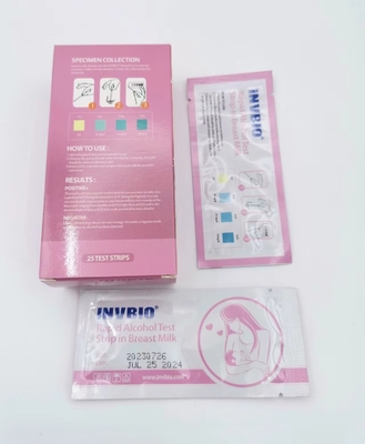 One Step Breast Milk Test Strips Results In 2 Minutes 25/Box