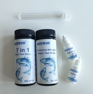 High Accuracy Invbio Aquarium Water Test Strips Ammonia Nitrates Fish Tank Lead Test
