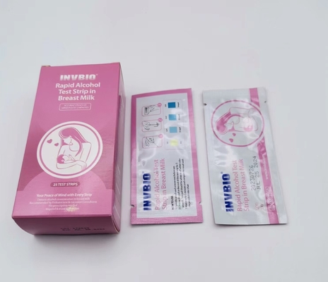 Easy To Use Breastmilk Alcohol Test Strips 25 Test Per Pack