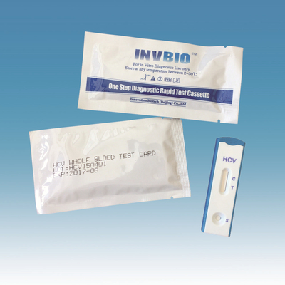 Medical IVD rapid diagnostic test kits Anti-HCV Test Card