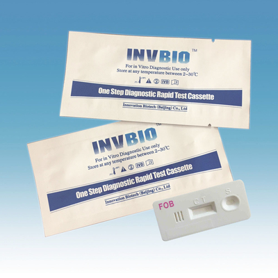 One Step Feces Fobt Kit Professional Tumor Markers Test Card