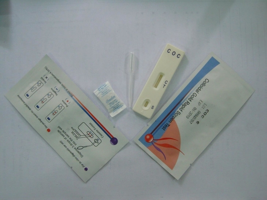 FDA COC Cocaine Drug Abuse Test Kit Cassette 3.00mm Home Testing