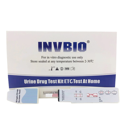 Dipcard 3.00mm Ethylglucuronide ETG Urine Alcohol Test Kit Dipcard