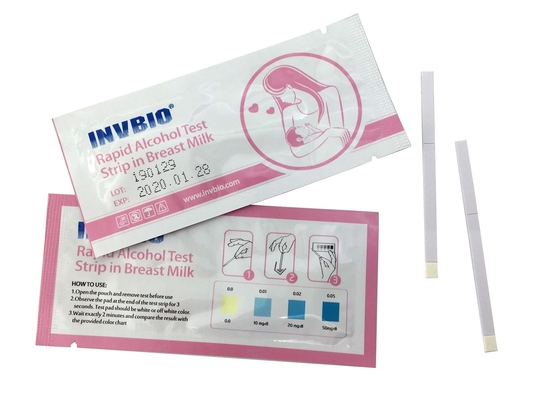 Disposable Rapid Test Cassette Alcohol Test Strips For Breast Milk