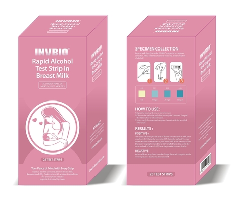 Disposable Rapid Test Cassette Alcohol Test Strips For Breast Milk