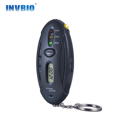 Blue Backlight LCD Accurate Portable Breathalyzer Police Alcohol Tester