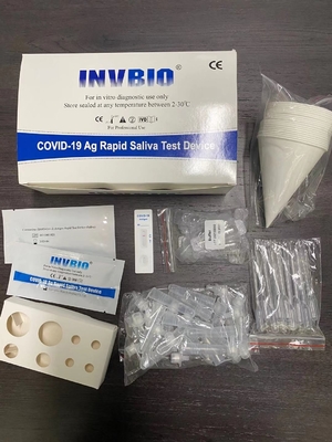 CE FSC SARS-CoV-2 Ag Saliva Test Kit In Vitro Diagnostic