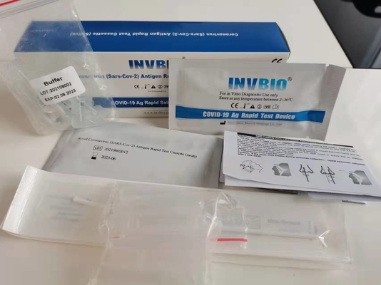 SARS-CoV-2 Rapid Rtk Nasal Swab At Home Antigen Test Kit Card EU Common List