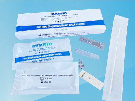 SARS-CoV-2 Rapid Rtk Nasal Swab At Home Antigen Test Kit Card EU Common List